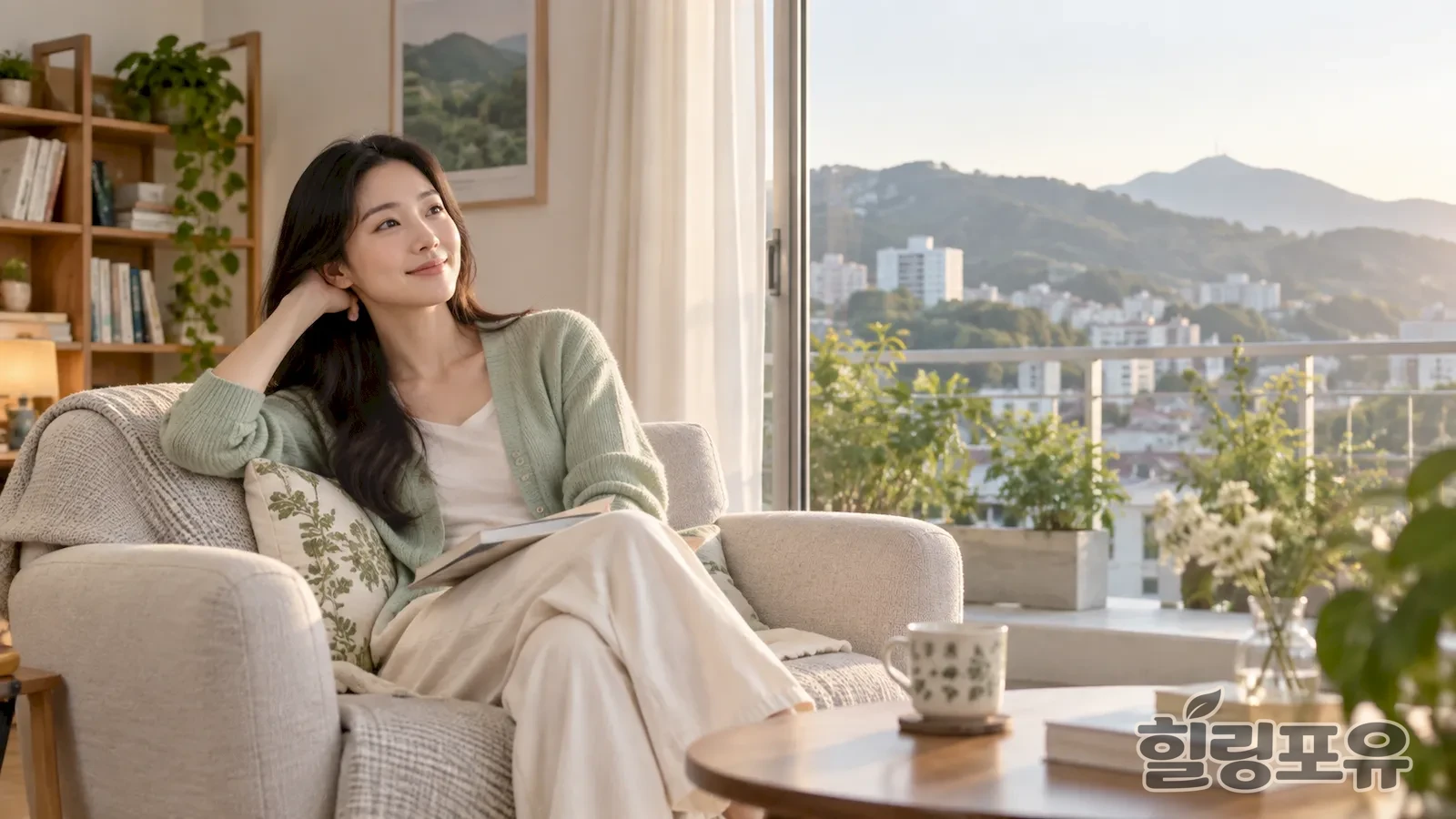 강북구출장마사지 안내를 위한 편안한 실내 생활 공간 이미지