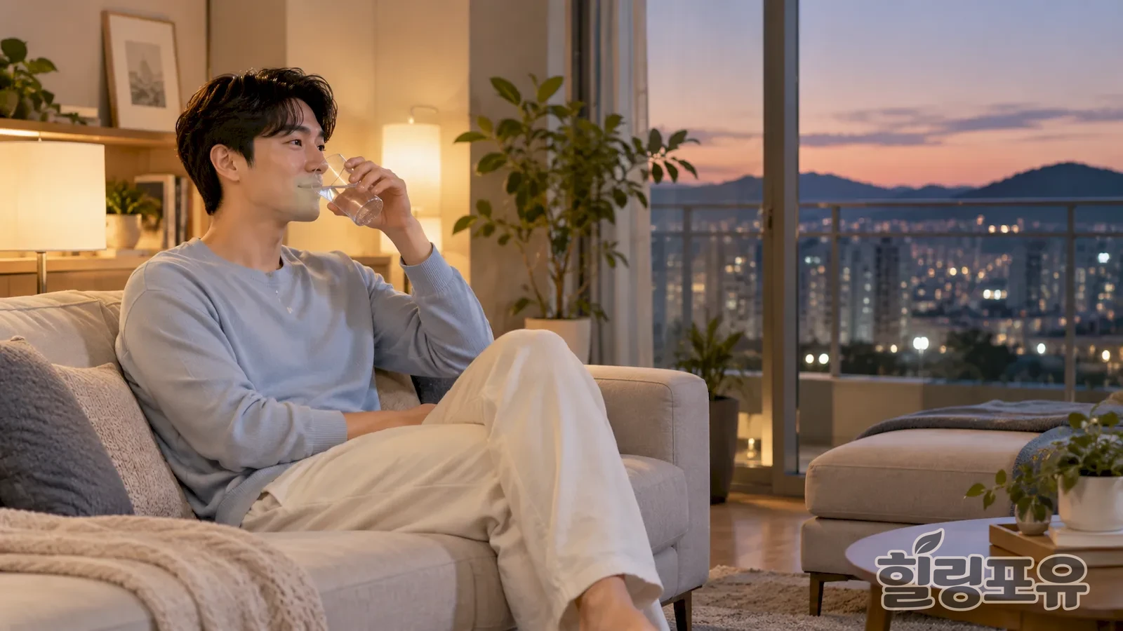 수정구출장마사지 안내를 위한 편안한 실내 생활 공간 이미지